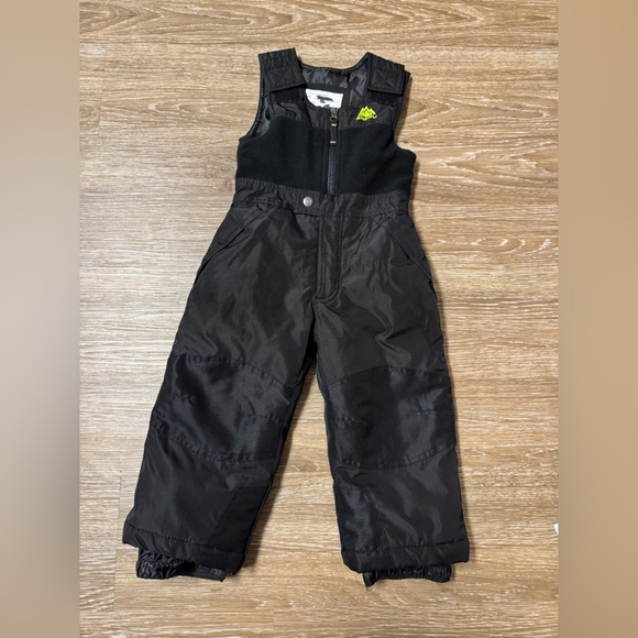 Boys 3T SNOZU Snow Bib Overalls Snow Pants w Pockets Insulated EUC - Picture 1 of 9
